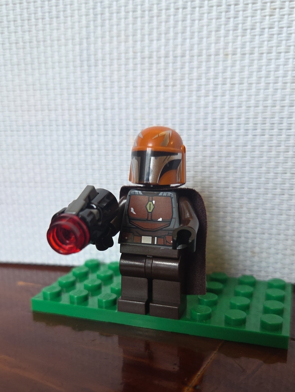 LEGO Mandalorian Mini Figure with Blaster